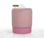 Atelier Del Sofa Puf de Terciopelo Rosa